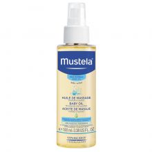 Mustela Bébé Baby Oil Moisturizes And Calms From Birth On - 100 Ml