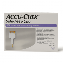 Accu Chek, Diabetic Pain-Free Lancets, Safe - 200 Pcs