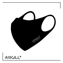 Airgill, Anti-Microbial Fabric Face Mask, Black Color, Large Size - 1 Pc