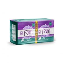 Fam Pads Regular With Wings Thin - 20 Pcs