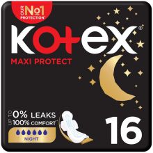 Kotex Maxi Night Time Pack Pads - 16 Pcs