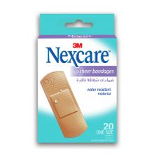 3M, Nexcare™, Sheer Bandages 72X25Mm - 20 Pcs