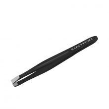 Beautytime, Tweezer Flat Gunmetal Finish - 1 Pc