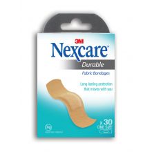 3M Nexcare™ Heavy Duty Flexible Fabric Bandages Plasters - 30 Pcs