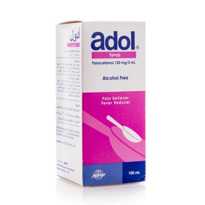 Adol, Syrup, Analgesic & Antipyretic - 100 Ml