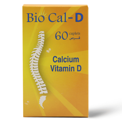 Bio-Cal D, Calcium & Vitamin D, For Bone Health - 60 Capsules
