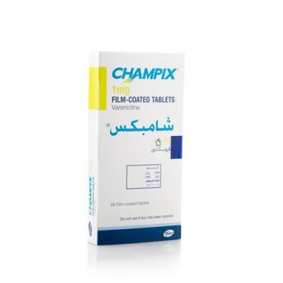 Champix, 1Mg, Aid To Smoking Cessation - 28 Tablets