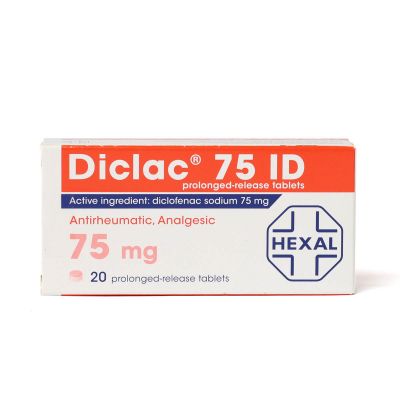 Diclac, Diclofenac Sodium, Tablet, 75 Mg - 20 Tablets