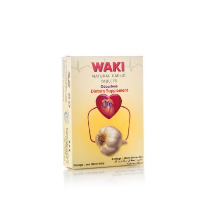 Eckhart Waki, Food Supplement, Odourless Garlic - 30 Tablets