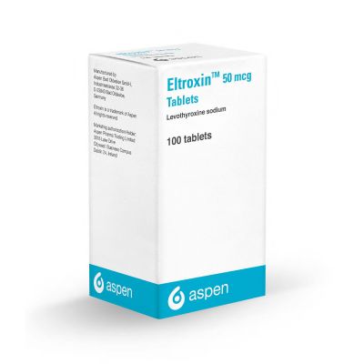 Eltroxin, Levothyroxine 50 Mcg - 100 Tablets