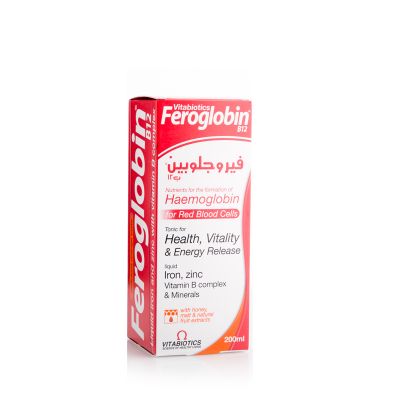 Feroglobin B12, Syrup, Iron Supplement - 200 Ml