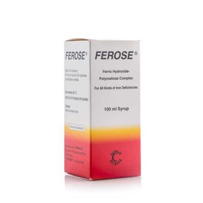 Ferose, Syrup, Iron Supplement - 100 Ml