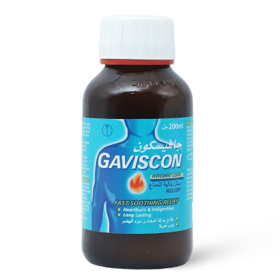 Gaviscon Advance Suspension For Heartburn Symptoms With Peppermint Flavour - 200 Ml