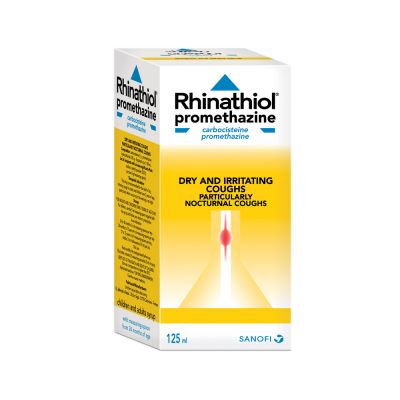 Rhinathiol Promethazine, Syrup, Relieves Cough - 125 Ml
