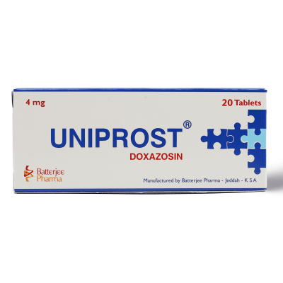Uniprost 4 Mg, Maintains Prostatic Health - 20 Tablets