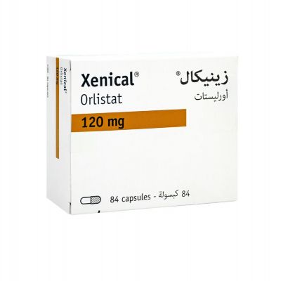 Xenical, Orlistat 120 Mg, For Weight Loss - 84 Capsules