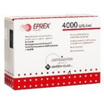 Eprex, Epoetin Alfa 4000 IU - 6 Syringes