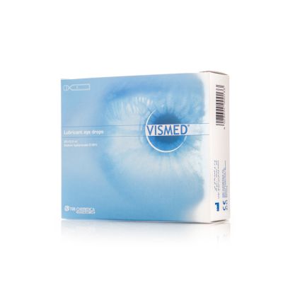 Vismed Lubricant, Drops, Eye Lubricant, Reduce Eye Dryness - 20 Vials