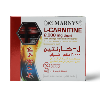 Marnys, Liquid L-Carnitine, 2000 Mg - 20 Vial