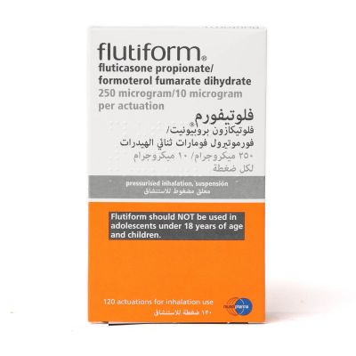 Flutiform, 250 Mcg / 10 Mcg, Inhalation - 1 Pc