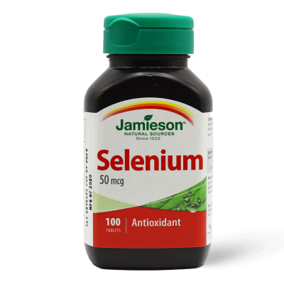 Jamieson, Food Supplement, Selenium 50 Mcg - 100 Tablets