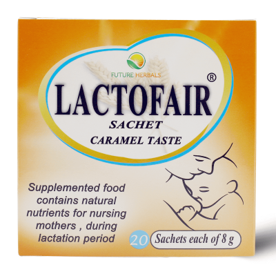 Lactofair, Powder, Lactagogue, Caramel Taste - 20 Sachets