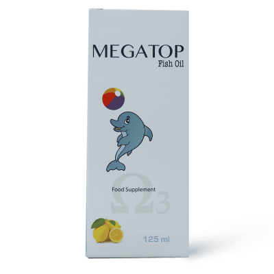 Megatop, Fish Oil, Omega 3 Supplement, For Better Health - 125 Ml