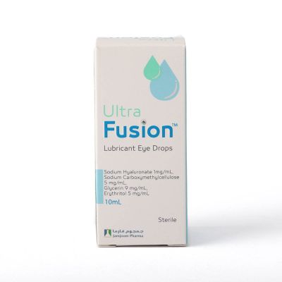 Ultra Fusion, Lubricant Eye Drops, Reduce Eye Dryness - 10 Ml