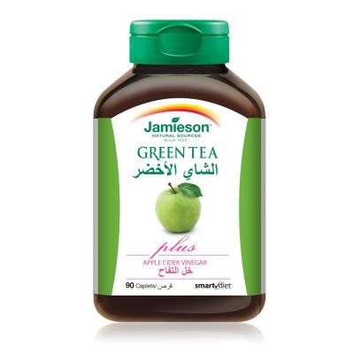Jamieson Green Tea Plus Apple Cider Vinegar - 90 Caps