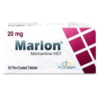 Marlon, Memantine Hcl, Antimigraine, 20 Mg - 30 Tablets