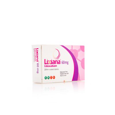 Lixiana 60 Mg, Anticoagulant, Reduce Risk Of Blood Clotting - 28 Tablets