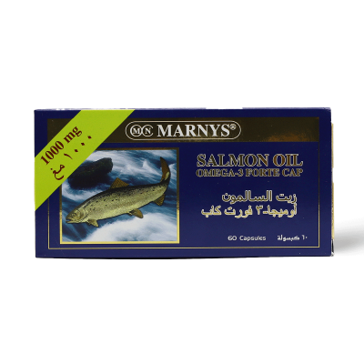 Marnys, Dietary Supplement, Salmon Oil 1000 Mg - 60 Capsules