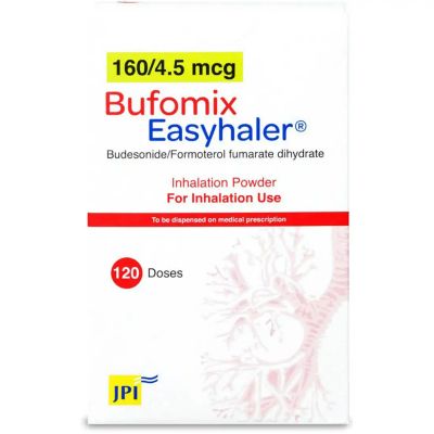 Bufomix, Budesonide And Formoterol, Inhaler, 160/4.5Mcg - 120 Doses