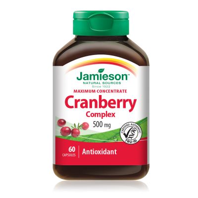 Jamieson, Cranberry Complex, 500 Mg, Urethral Disinfectant - 60 Capsules