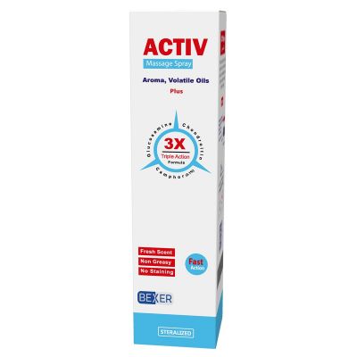 Activ Massage Spray, Fresh Scent, Non Greasy - 75 Ml