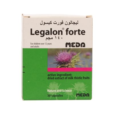 Legalon Forte, 140 Mg, For Liver Support - 30 Capsules