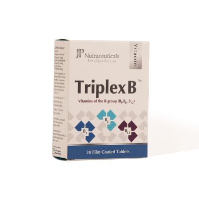 Triplex B, Vitamin B Supplement, Reduce Neuropathy - 30 Tablets