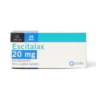 Escitalax, Escitalopram, Tablet, 20 Mg - 28 Tablets