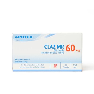 Claz Mr, Gliclazide, Tablet, 60 Mg - 30 Tablets