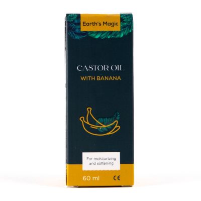 Earth's Magic, Castor Oil, With Banana - 60 Ml