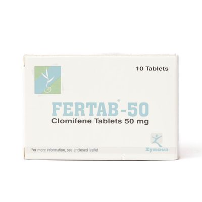 Fertab-50, Clomifene, Tablet, 50 Mg - 10 Tablets