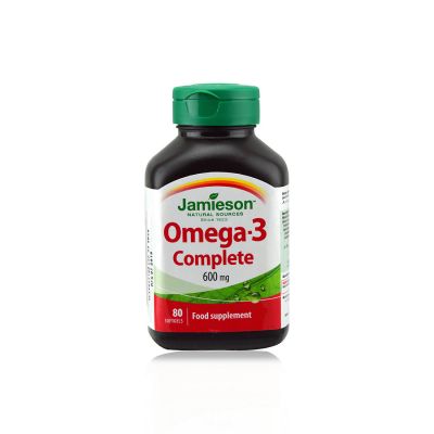 Jamieson, Omega 3 Complete, 600 Mg - 80 Capsules