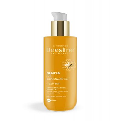 Beesline Sun Essentials, Suntan Oil For Deep Tan, Suitable For Sensitive Skin - 200 Ml