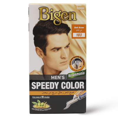 Bigen Speedy Men With Dark Brown 103 Color - 1 Kit