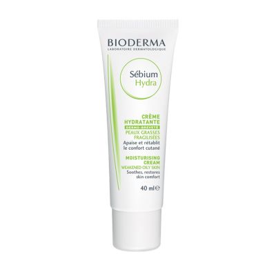 Bioderma Sebium Hydra Cream Ultra Moisturizing Treatment For Acne Prone Skin Or Dried During Treatment - 40 Ml