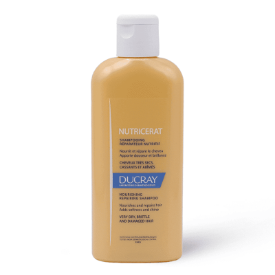 Ducray Nutricerat Nourishing Repairing Shampoo, Nourishes The Hair Intensely From Root To Tip, Adds Softness And Shine - 200 Ml