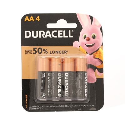 Duracell, Battery, Aa 4 - 4 Pcs