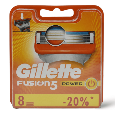 Gillette Fusion Blades Power - 8 Pcs