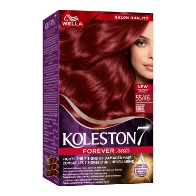 Wella, Koleston, Hair Color Hair Color Exotic Red 55/46 - 1 Kit