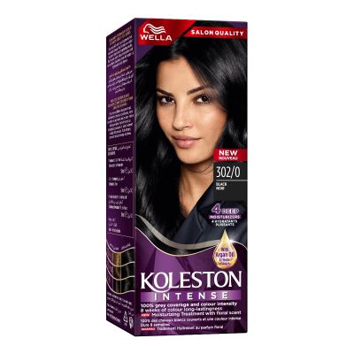 Wella, Koleston, Maxi Hair Color Black 302/0 - 1 Kit